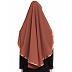Premium Instant Hijab- Rust color